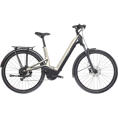 Bicicleta de paseo eléctrica BIANCHI E-VERTIC C-TYPE DEORE WAVE Beis/Gris 2023 0